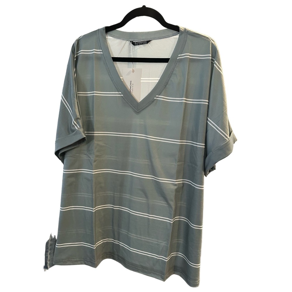 Bloomchic striped top size 18/20 NWT B5